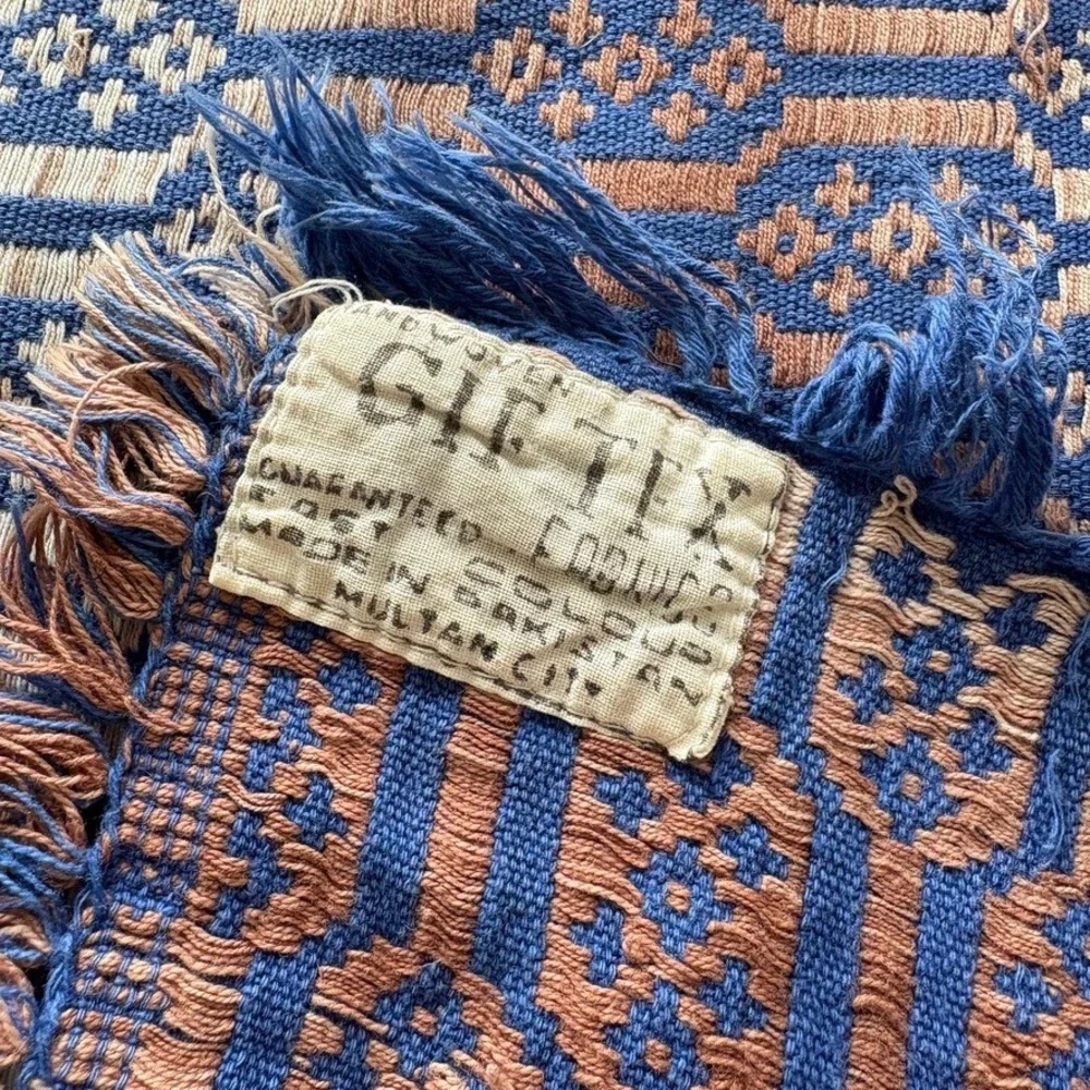 GIL TEX handwoven throw